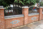 Curve-top Railings with decorations